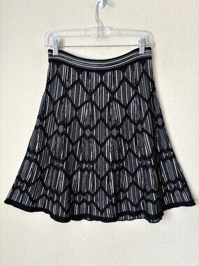 M Missoni Classic Knit Elastic Waist Skirt
